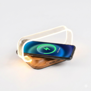 Smart lamp con base di ricarica wireless